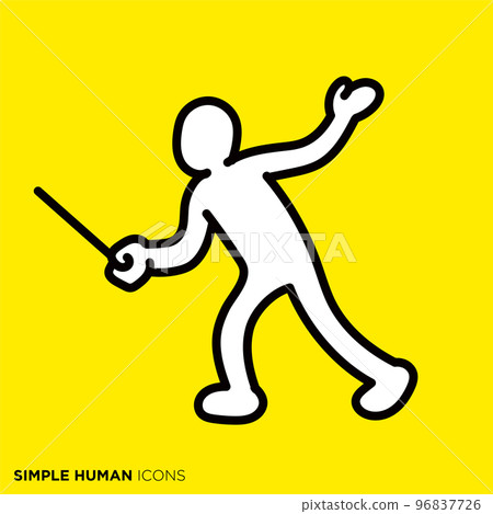 簡單的人類圖標系列“解釋器” 簡單的人類圖標系列“解釋器” 96837726