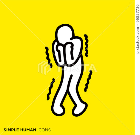 Simple human icon series 