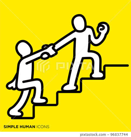 Simple human icon series "Supporters" Simple human icon series "Supporters" 96837744