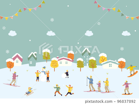 People who enjoy winter sports People who enjoy winter sports 96837892