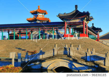 [Kumamoto Prefecture] Shisui Confucius Park in sunny weather (Suseitei Rokkakutei) 96838185