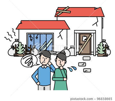 長期無人問津的空置房屋和附近陷入困境的居民 長期無人問津的空置房屋和附近陷入困境的居民 96838665