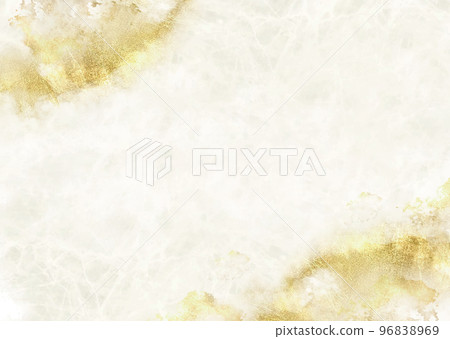 Japanese style background of gold leaf and Japanese paper Japanese style background of gold leaf and Japanese paper 96838969