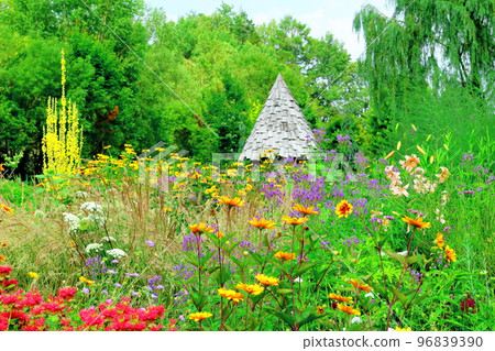 Hokkaido Travelogue Ueno Farm in July Afternoon Garden Hokkaido Garden Road 96839390