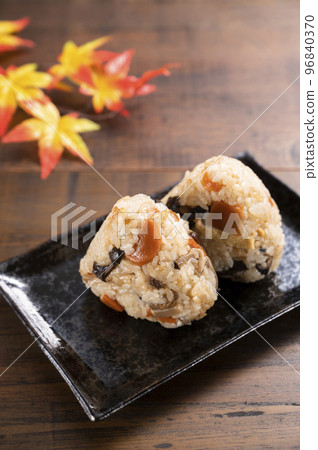 Rice balls cooked rice Rice balls cooked rice 96840370