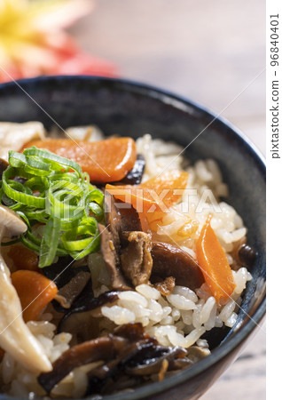 Mushrooms rice cooked 96840401