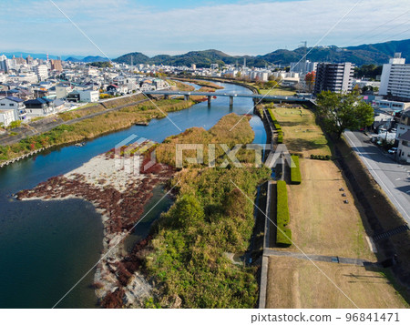 高知市鏡川市無人機航拍 高知市鏡川市無人機航拍 96841471