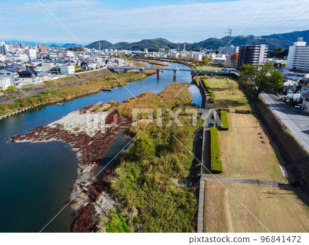 高知市鏡川市無人機航拍 高知市鏡川市無人機航拍 96841472