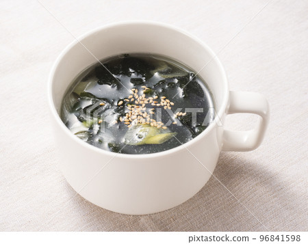Wakame soup Wakame soup 96841598