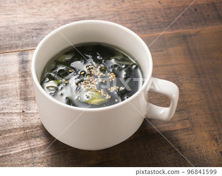 Wakame soup 96841599