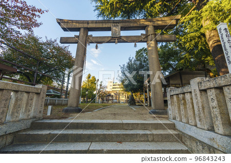 Naniwa Shrine Torii Gate (Naniwa Nishi, Naniwa Ward, Osaka City, Osaka Prefecture) Naniwa Shrine Torii Gate (Naniwa Nishi, Naniwa Ward, Osaka City, Osaka Prefecture) 96843243