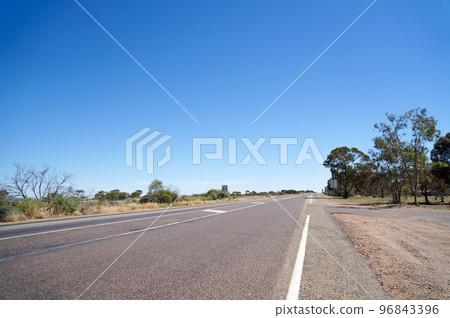 flat road in australia flat road in australia 96843396