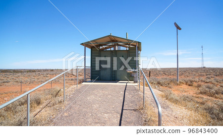 A toilet in the Australian wilderness A toilet in the Australian wilderness 96843400