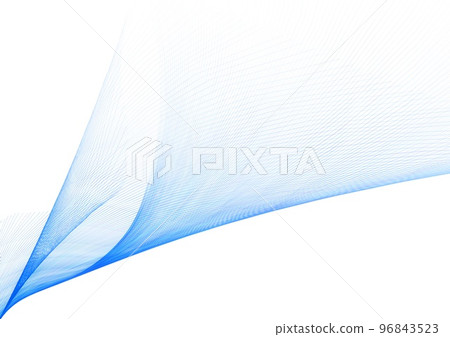 Abstract background with wavy blue lines 96843523