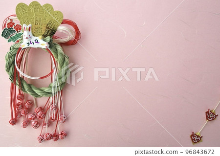 Background material for New Year's decorations for the year of the rabbit Background material for New Year's decorations for the year of the rabbit 96843672