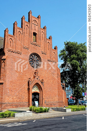 Evangelical Lutheran Church in Warnemuende - Germany 96843903