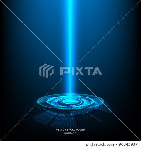 Abstract technology background. Futuristic digital innovation background. Vector illustration. 96843937