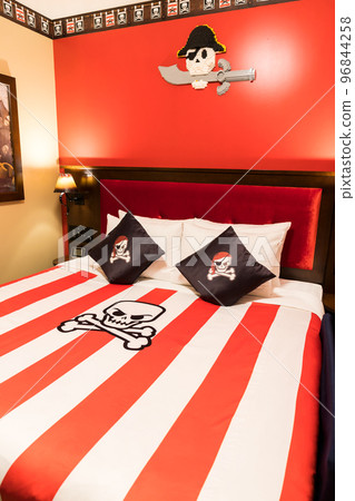 Legoland Japan Hotel 4th floor room bed pirate pattern fun Nagoya City, Aichi Prefecture 96844258