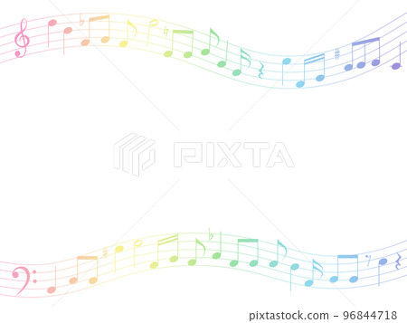 豐富多彩的活潑有趣的音樂框架 96844718