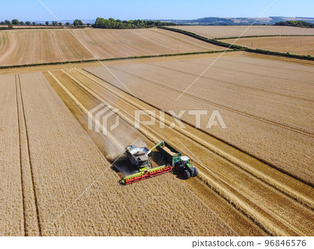 Aerial View - Harvest Time Aerial View - Harvest Time 96846576
