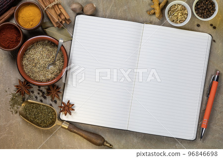 Cooking Spices - Space for Text Cooking Spices - Space for Text 96846698
