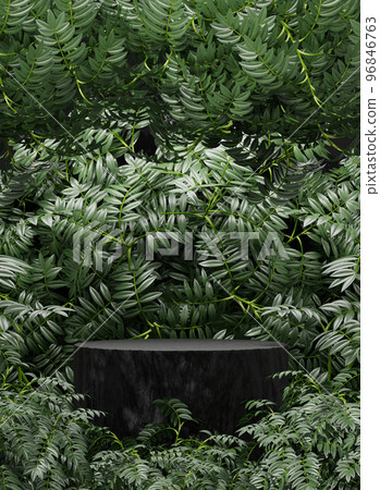 black Empty podium Blank product shelf standing backdrop. black Empty podium Blank product shelf standing backdrop. 96846763