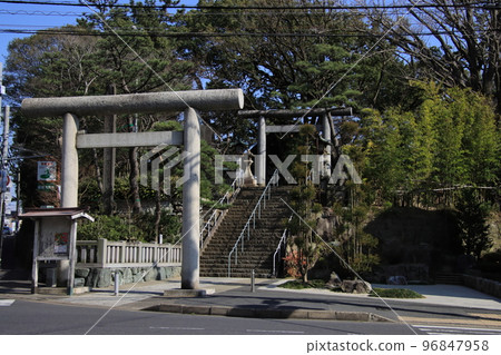 音飛神社鳥居【千葉縣船橋市音飛神社】 音飛神社鳥居【千葉縣船橋市音飛神社】 96847958