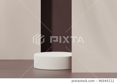Scene with a podium for product presentation, 3d rendering Scene with a podium for product presentation, 3d rendering 96848112