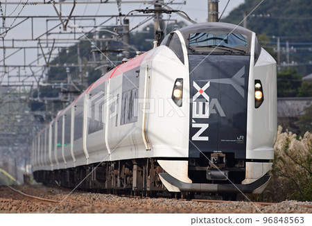 Narita Line Sakura-Shisui JR East E259 series Ne022 formation (Kamakura) Narita Express NEX Narita Line Sakura-Shisui JR East E259 series Ne022 formation (Kamakura) Narita Express NEX 96848563