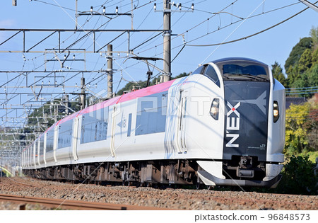 Narita Line Sakura-Shisui JR East E259 series Ne019 formation (Kamakura) Narita Express NEX Narita Line Sakura-Shisui JR East E259 series Ne019 formation (Kamakura) Narita Express NEX 96848573