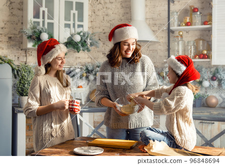 Cooking Christmas cookies Cooking Christmas cookies 96848694