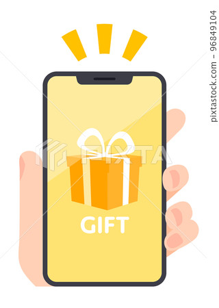 Smartphone app social gift 96849104