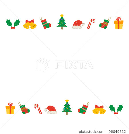 Christmas illustration frame 96849812