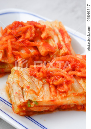 在朝鮮半島醃製的泡菜 在朝鮮半島醃製的泡菜 96849847