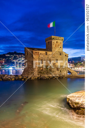 Castle on the sea in Rapallo Castle on the sea in Rapallo 96850787