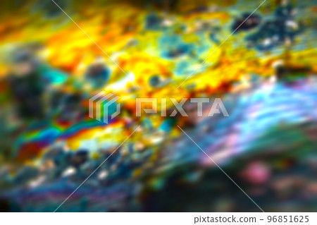 金銀，極光金屬，彩虹色生鏽抽像圖像紋理。 96851625