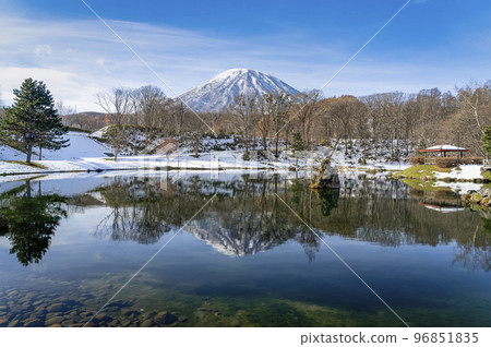 Mount Yotei in winter 2 96851835