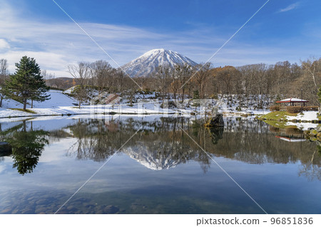 Mount Yotei in winter 3 96851836