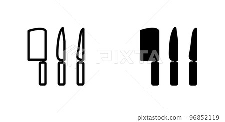 Illustration Vector graphic of Knife kitchen icon 96852119