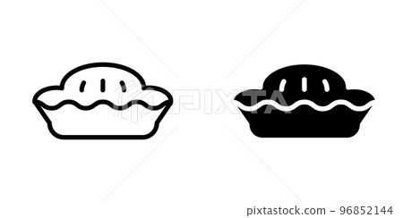 Illustration Vector graphic of cake icon template 96852144
