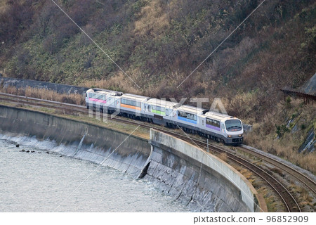 Hakodate Main Line Ishikura-Ochibe JR Hokkaido Kiha 183 series 5200 series North Rainbow Express Niseko 96852909