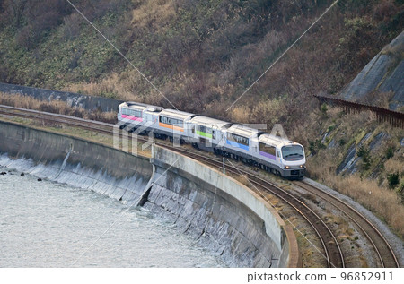 Hakodate Main Line Ishikura-Ochibe JR Hokkaido Kiha 183 series 5200 series North Rainbow Express Niseko 96852911