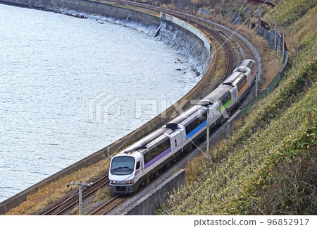 Hakodate Main Line Ishikura-Ochibe JR Hokkaido Kiha 183 series 5200 series North Rainbow Express Niseko Hakodate Main Line Ishikura-Ochibe JR Hokkaido Kiha 183 series 5200 series North Rainbow Express Niseko 96852917