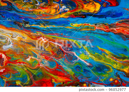 Abstract acrylic hand painted background Abstract acrylic hand painted background 96852977