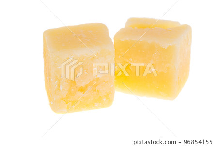 aged cheese isolated 96854155