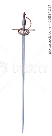 vintage knight weapon isolated 96854214