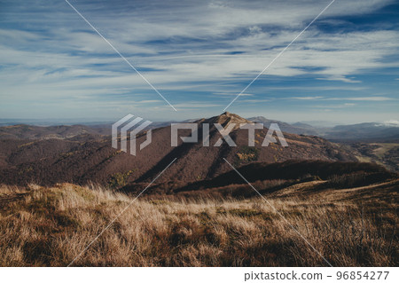 Bieszczady mountain in Poland. 96854277