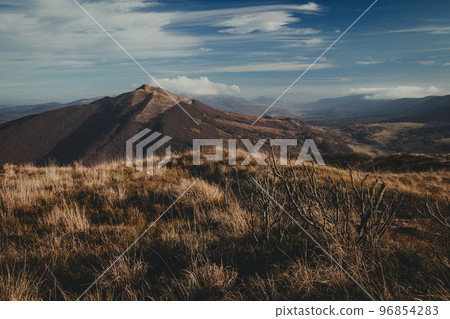 Bieszczady mountain in Poland. Bieszczady mountain in Poland. 96854283