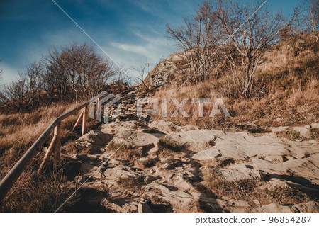 Bieszczady mountain in Poland. 96854287