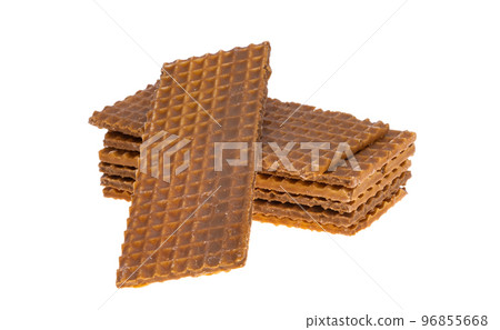 waffles with toffee isolated waffles with toffee isolated 96855668